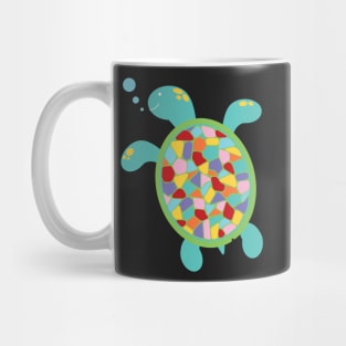 Rainbow turtle Mug